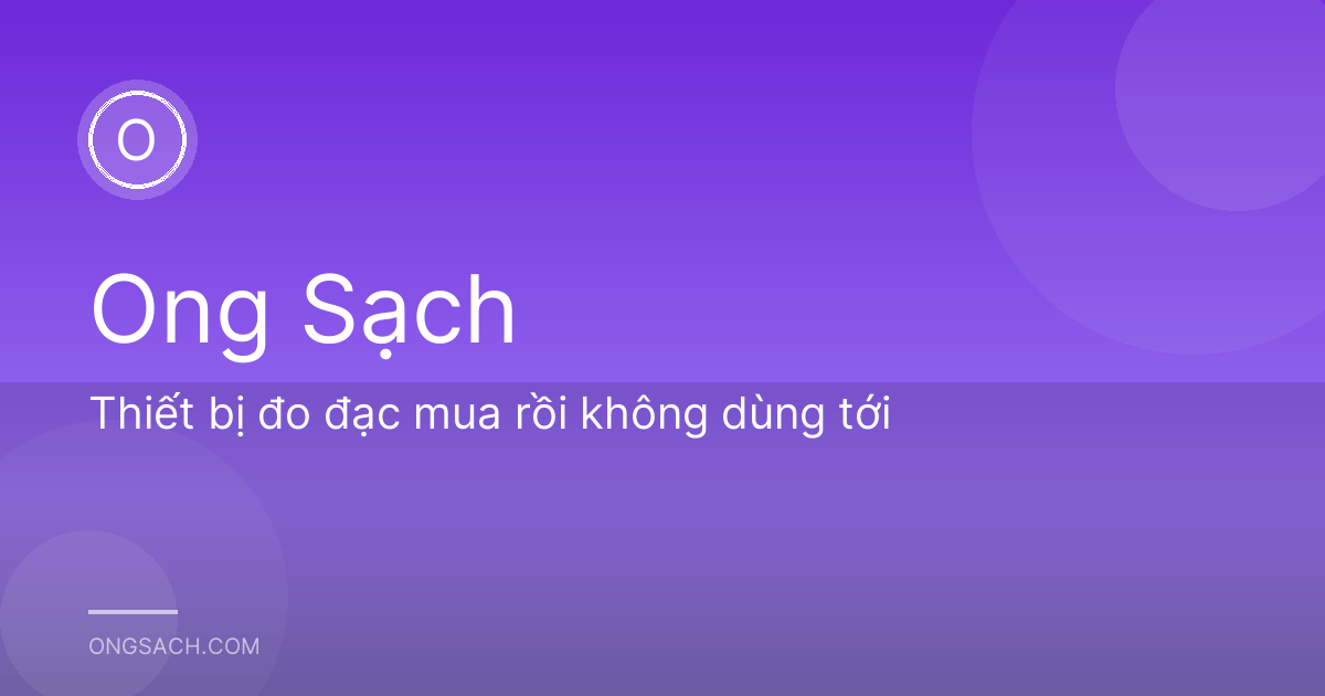 Thiết bị đo đạc mua rồi không dùng tới